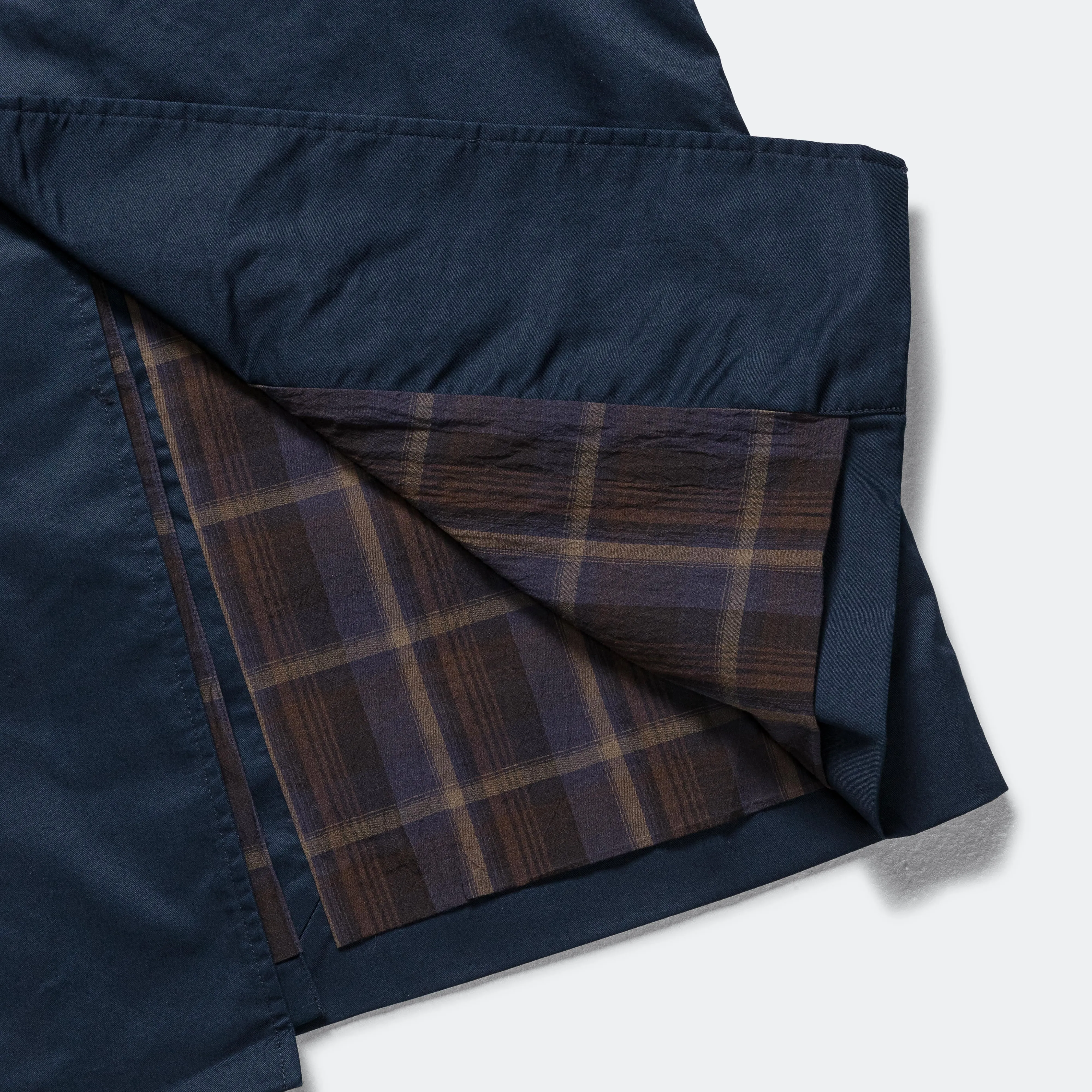 Car Coat - Navy Solotex