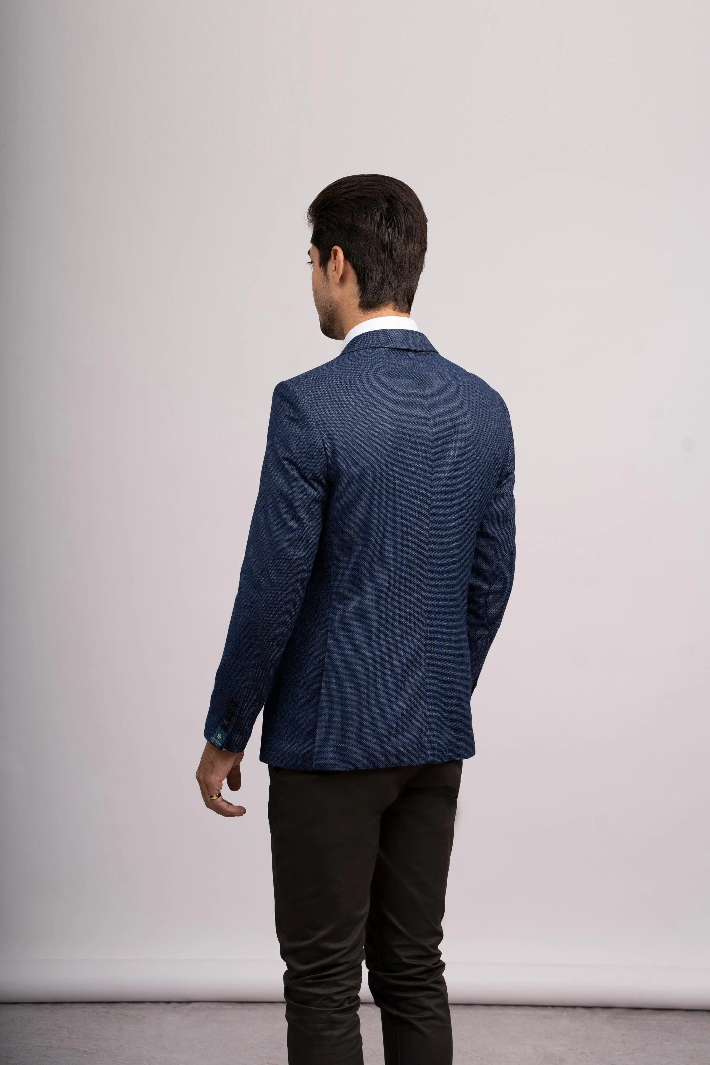 CASUAL COAT SLIM FIT NAVY BLUE