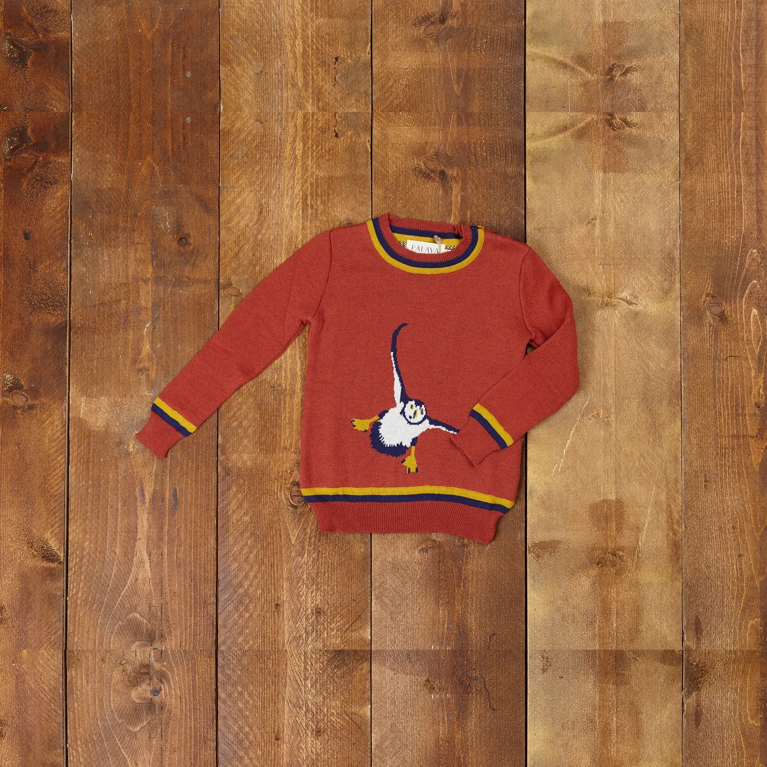 Children's Jumper - Rust Puffin