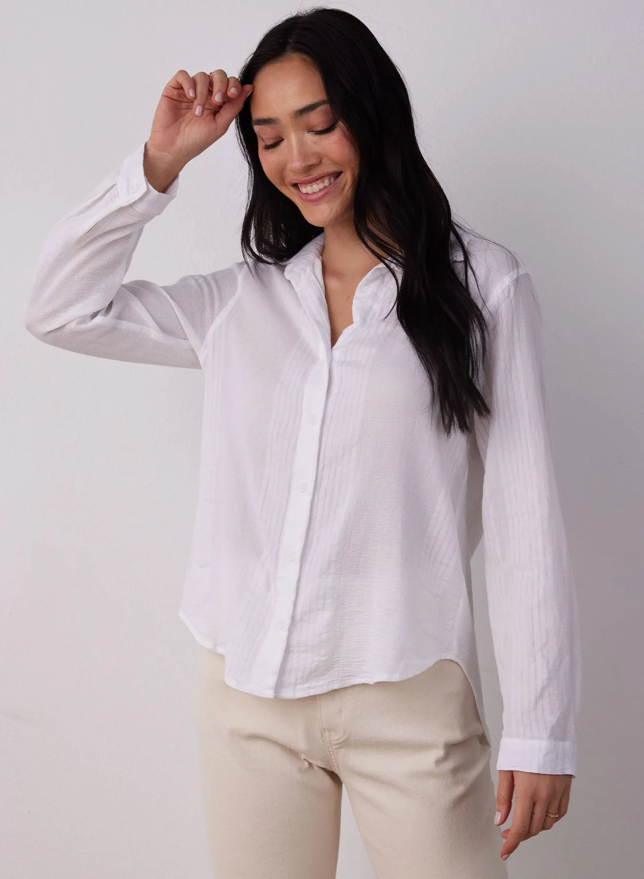 Classic Button Down - White