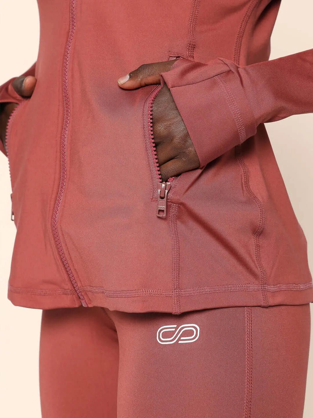 Contour Jacket Marsala