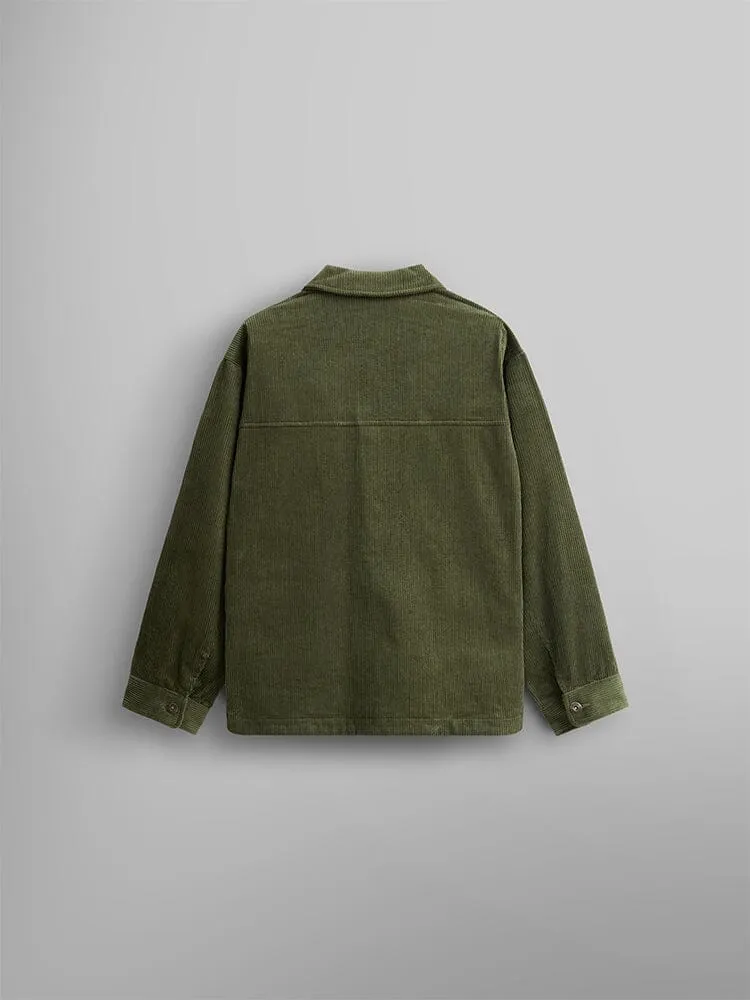 CORDUROY CHORE COAT W