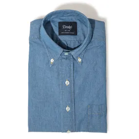 Cotton Chambray Button-down Shirt