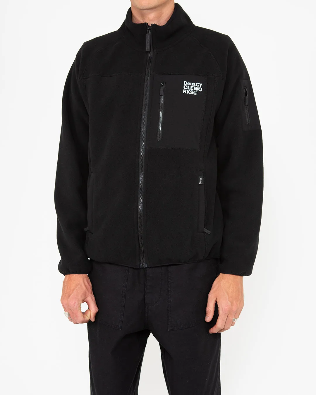 Cycleworks Fleece Zip Through - Black