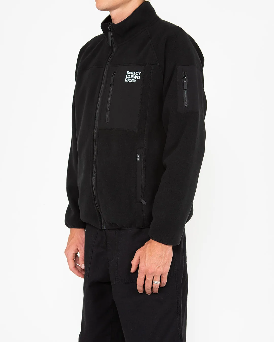 Cycleworks Fleece Zip Through - Black