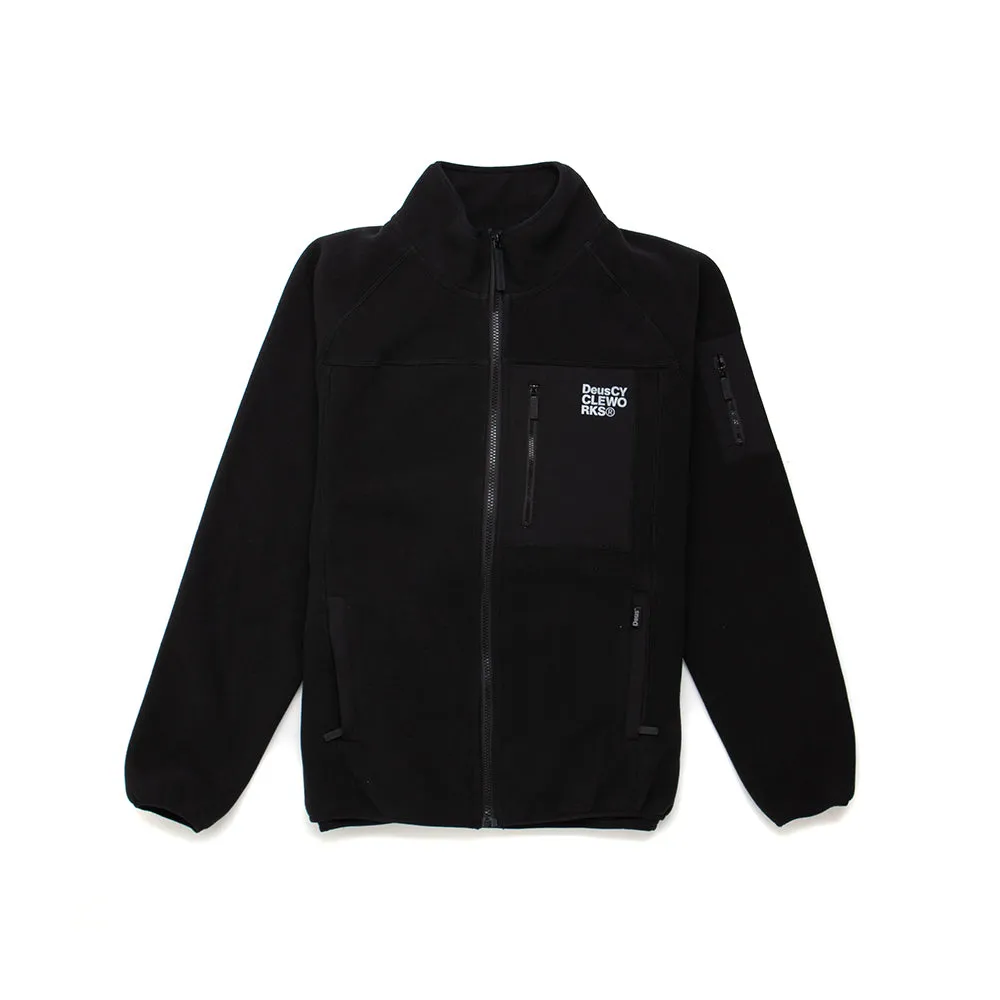 Cycleworks Fleece Zip Through - Black