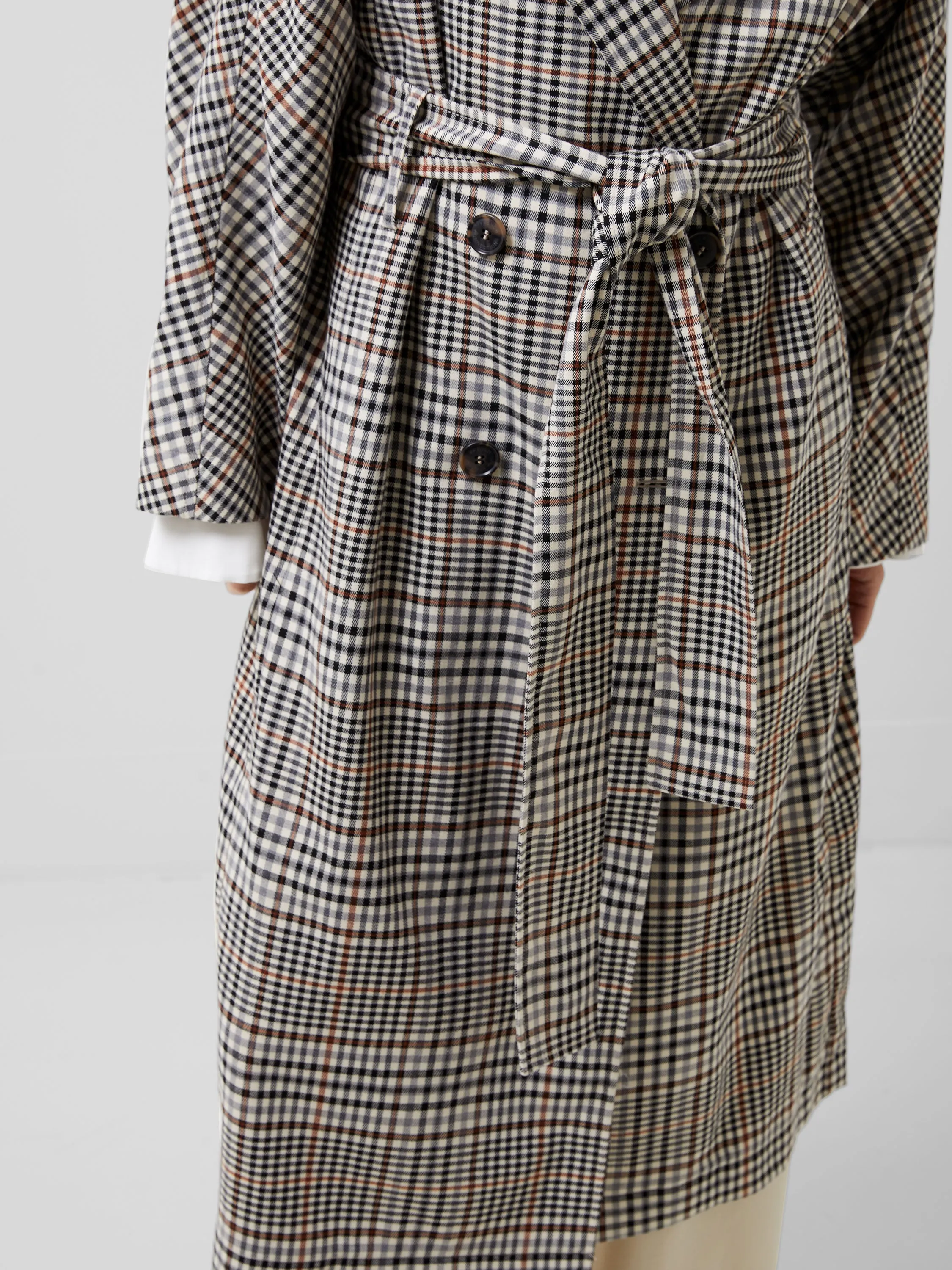 Dandy Check Lightweight Coat