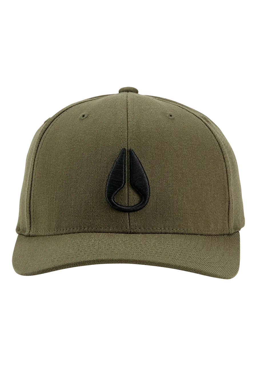 Deep Down Snapback - Olive