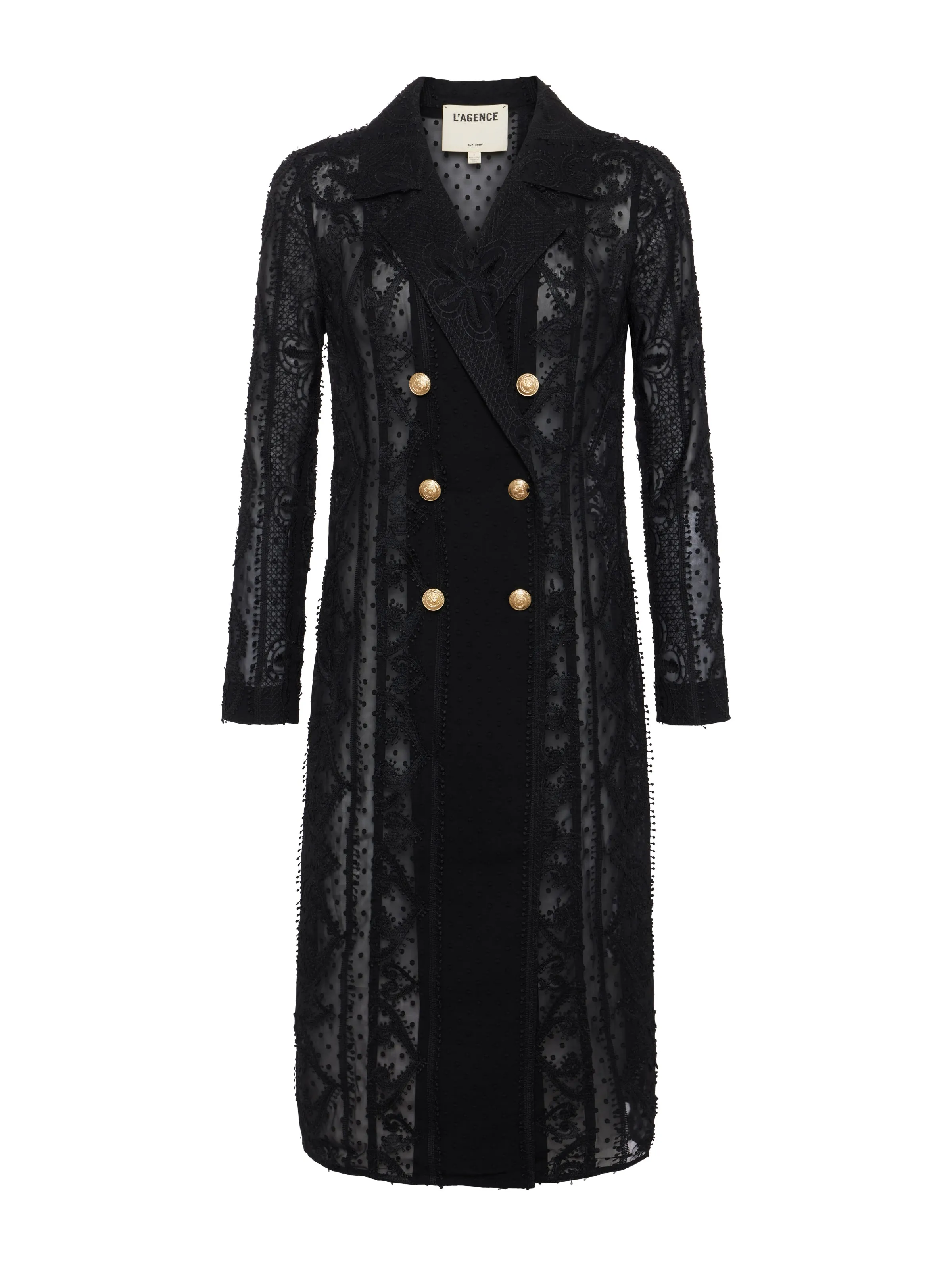 Dottie Lace Trench Coat