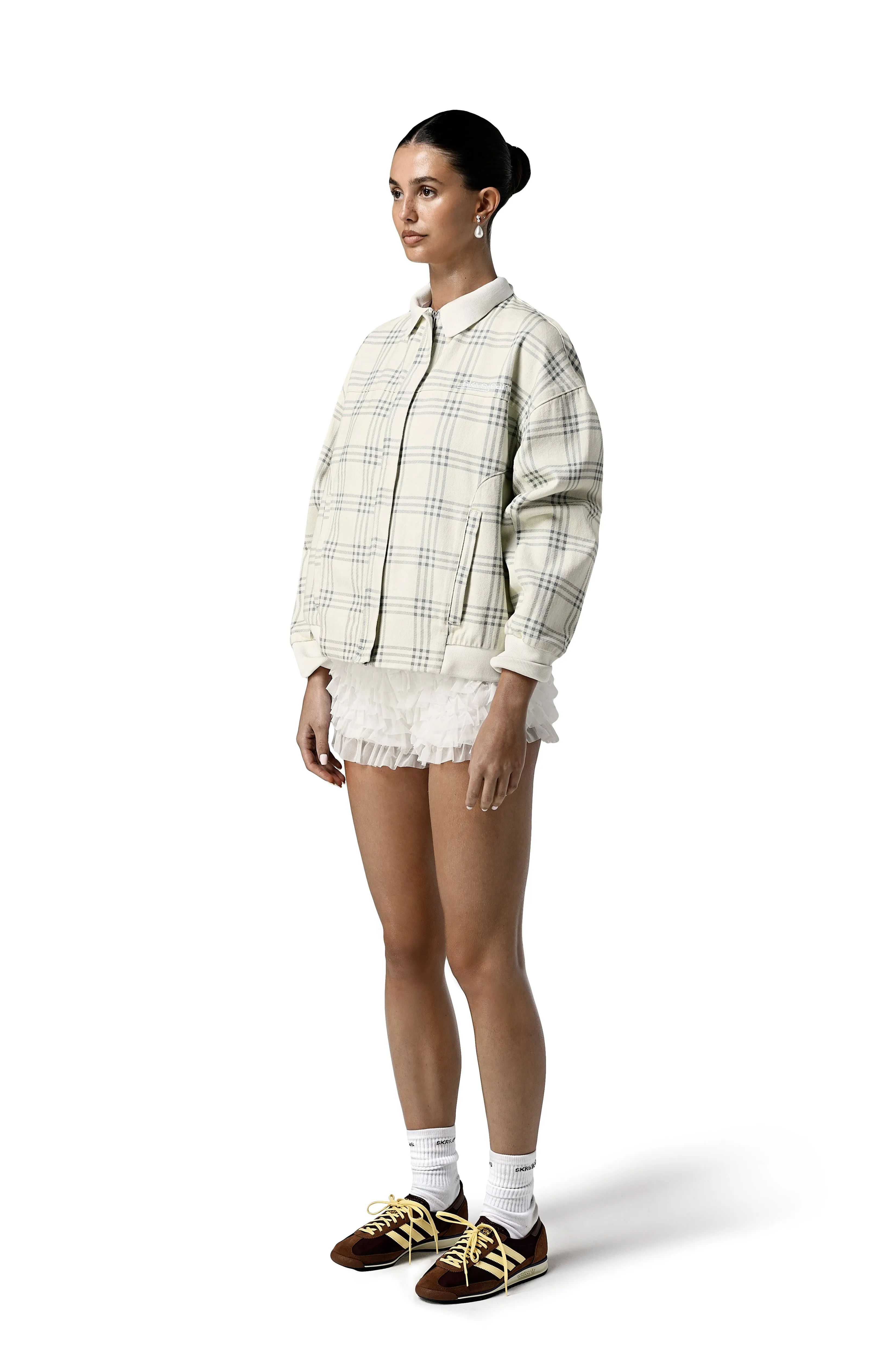 Ducky Check Bomber Jacket