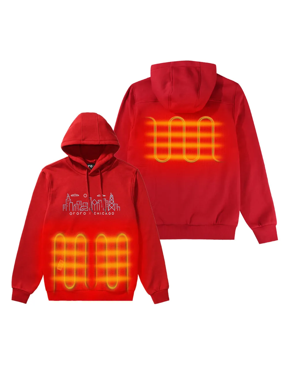 Final Sale - Heated Pullover Hoodie - Chicago Edition (Apparel Only)