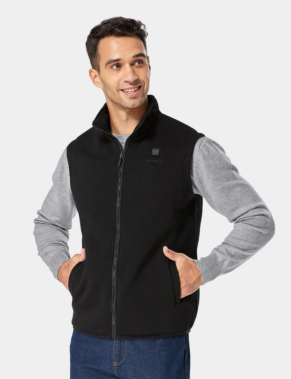 Final Sale - Men's Heated Fleece Vest (with B19G Battery)