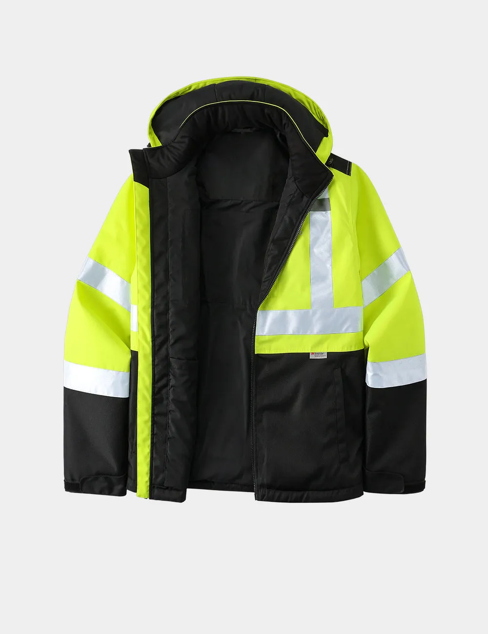 Final Sale - Men's Heated High-Visibility Work Jacket