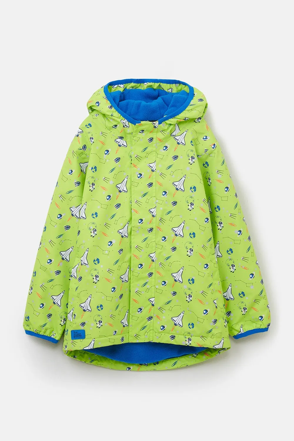 Finlay Coat - Lime Space Print