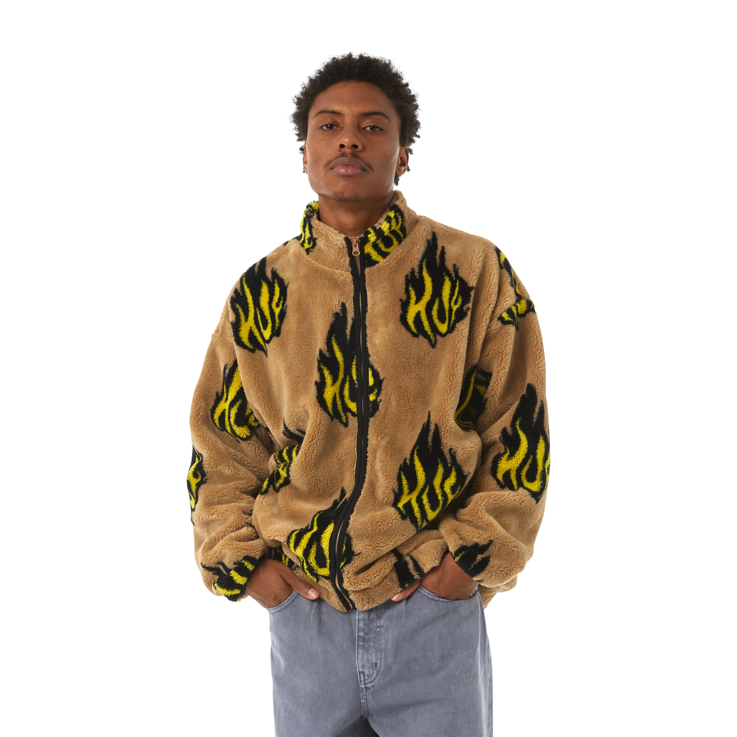 Flamin' Zip Sherpa Fleece