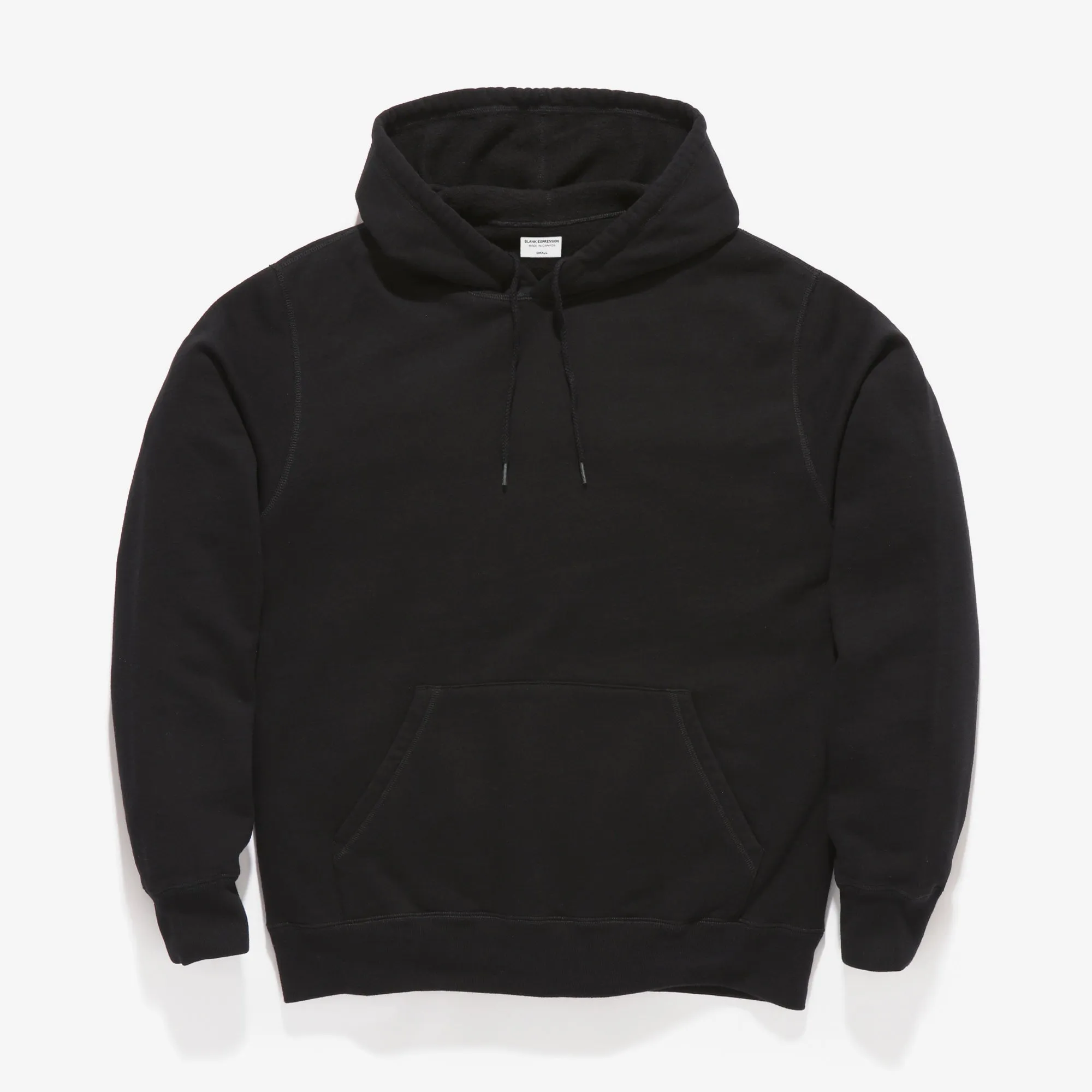 Fleece Hooded Sweatshirt - Black