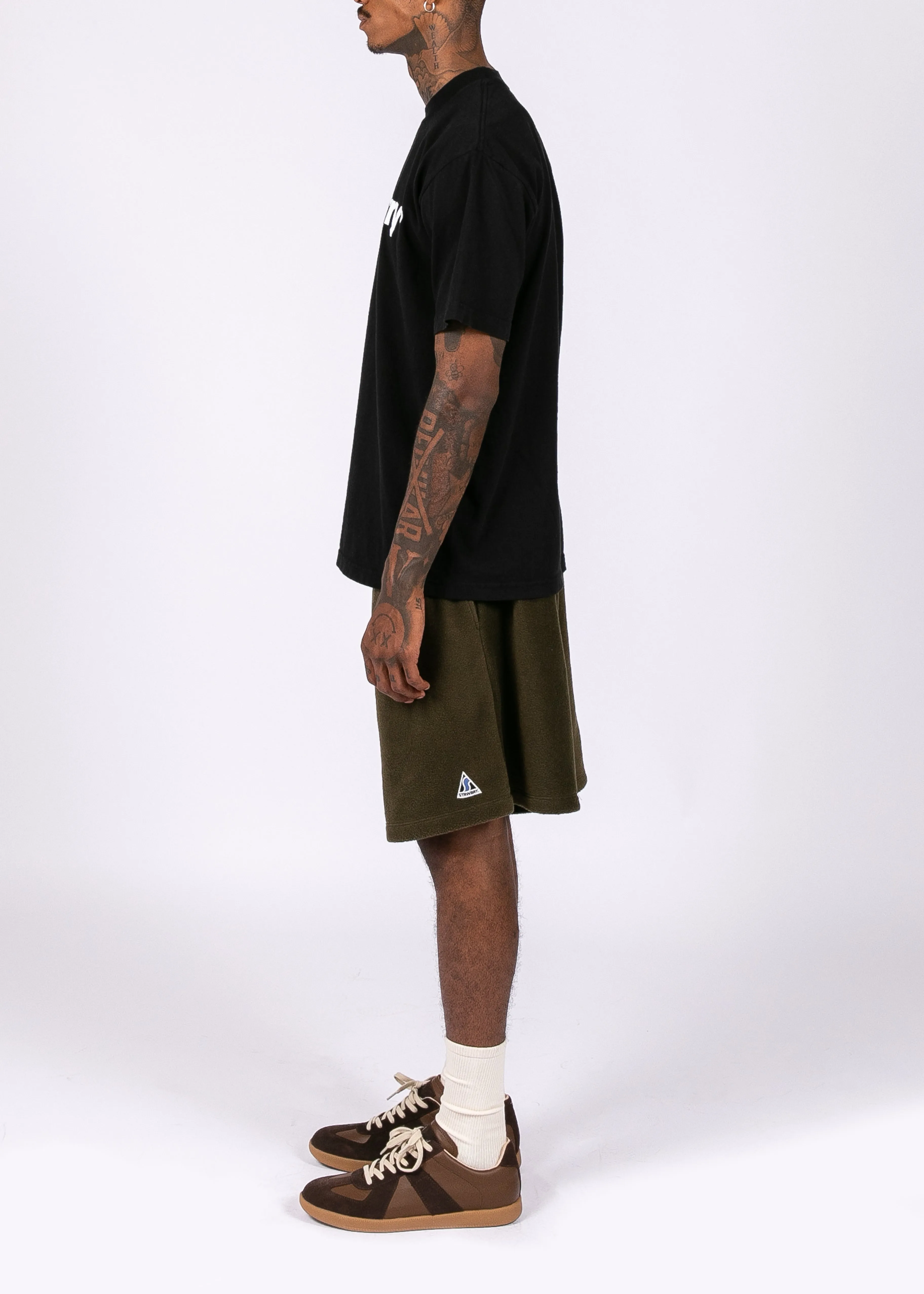 Fleece Short - Olive Green