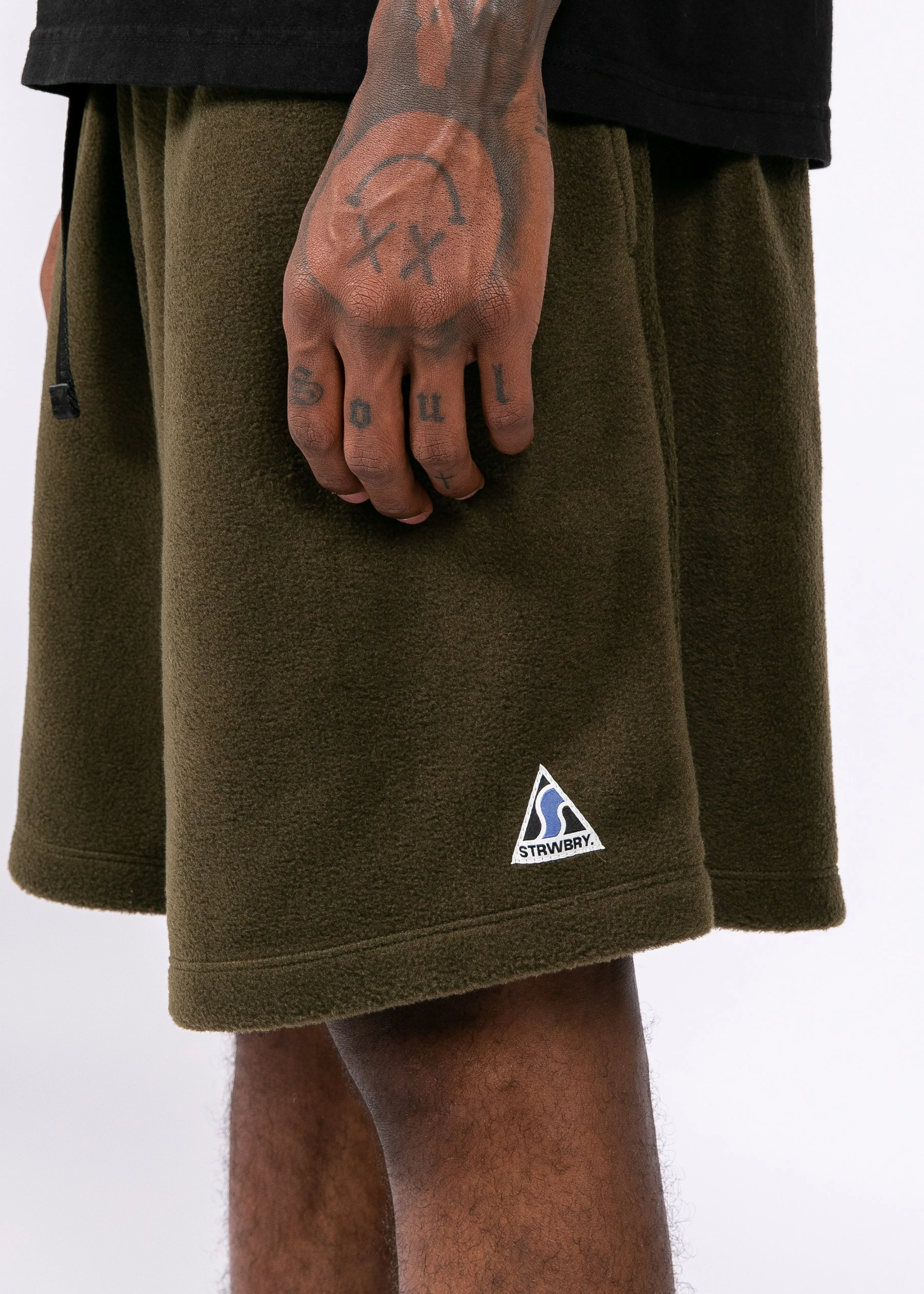 Fleece Short - Olive Green