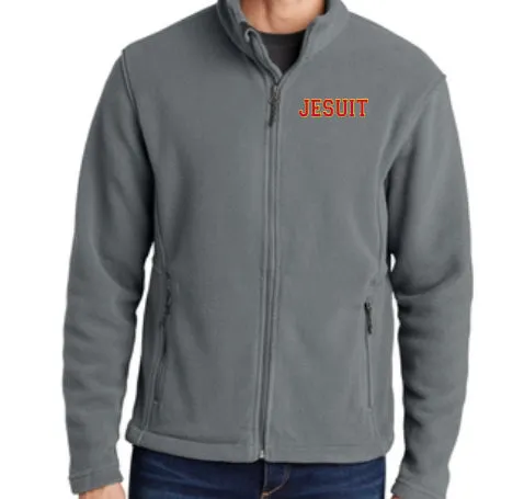 Fleece Zip Up Jacket - Grey