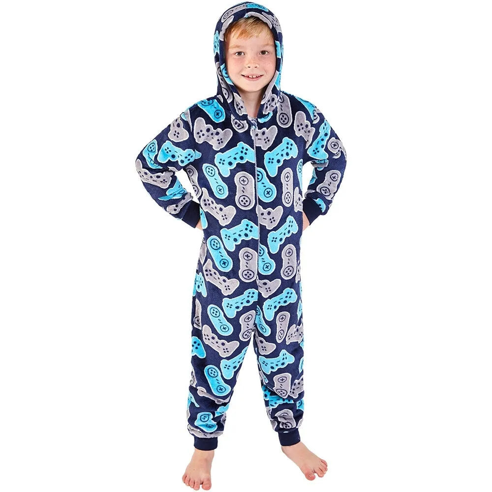 Gaming Console Fleece Onesie