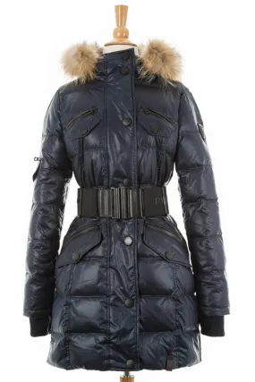 Gloria Puffer Coat With Fur Trim