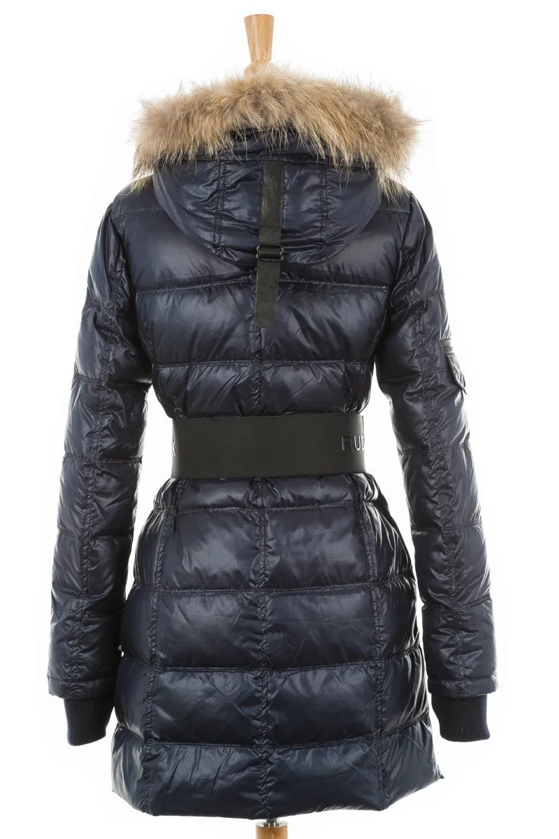 Gloria Puffer Coat With Fur Trim