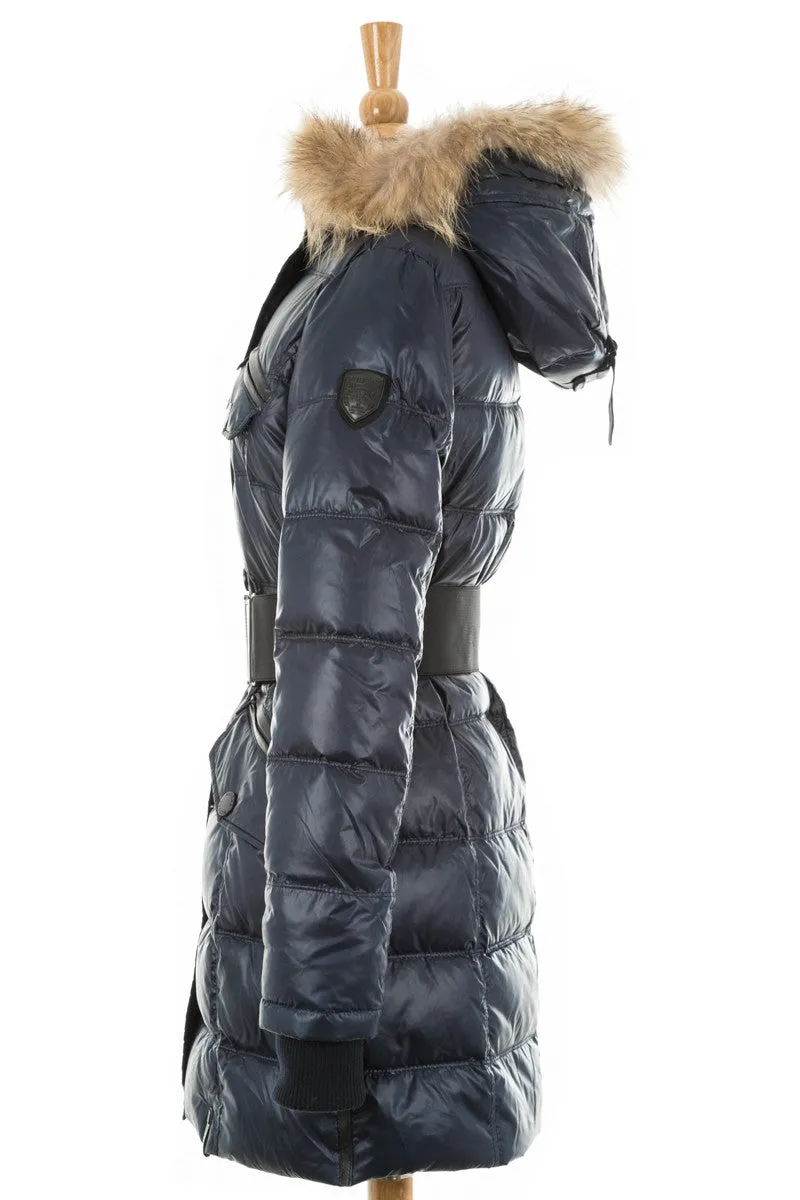 Gloria Puffer Coat With Fur Trim