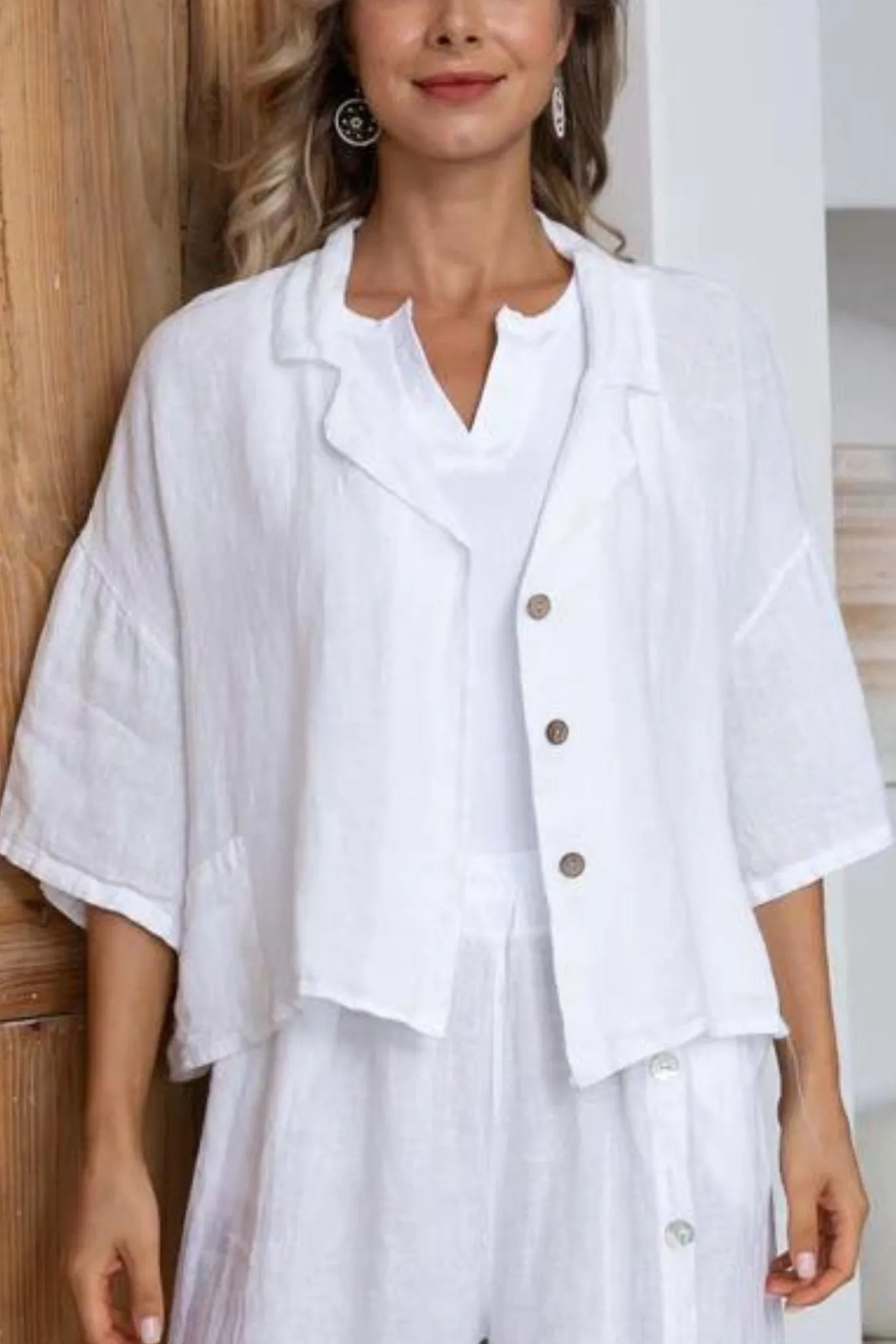 Guliana Linen Jacket