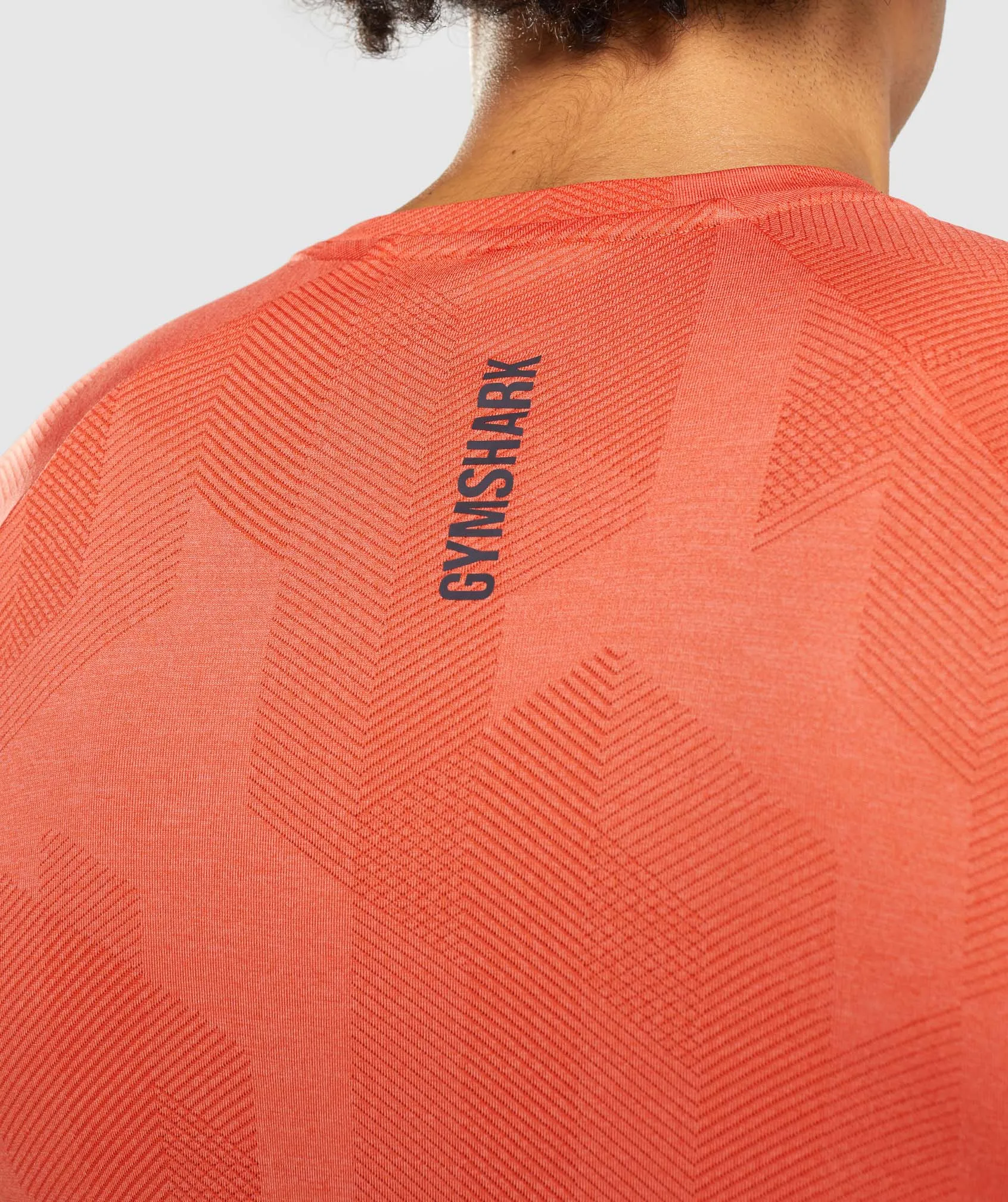 High-Performance Gymshark Apex T-Shirt in Vibrant Spicy Orange and Papaya Orange Colors