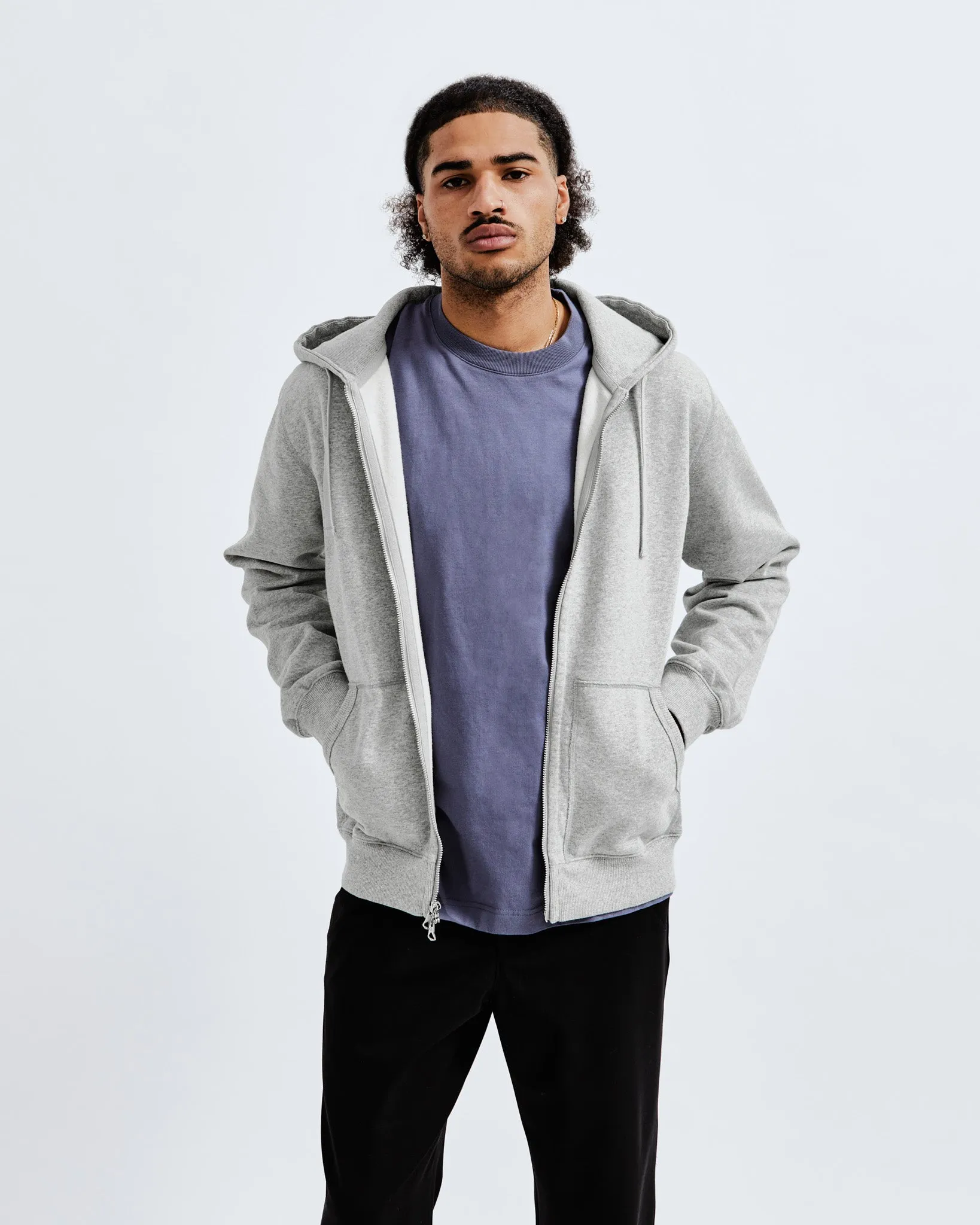 Heavyweight Fleece Standard Zip Hoodie