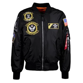 L-2B FEAR THE BONES BOMBER JACKET