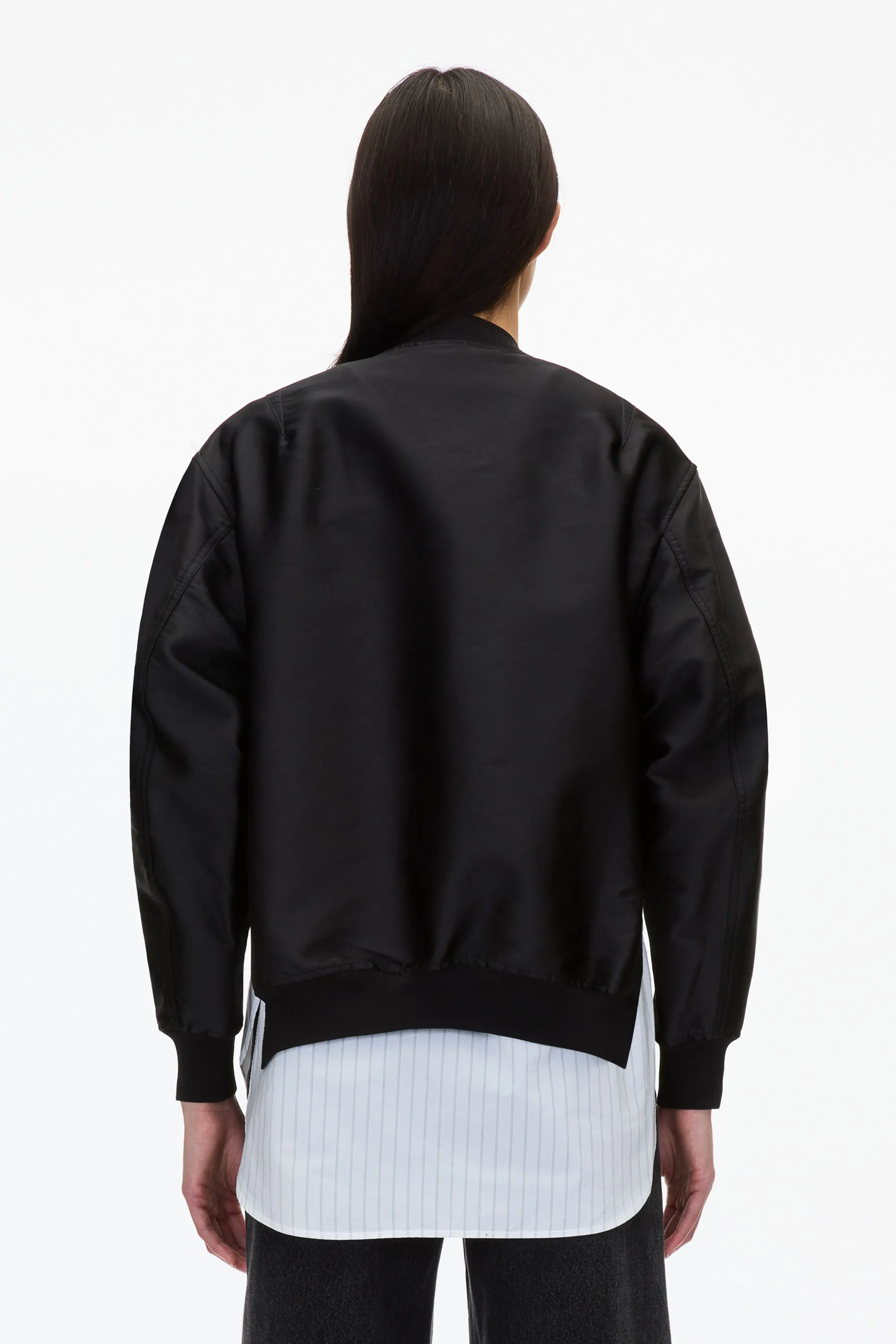 Layered Bomber Jacket