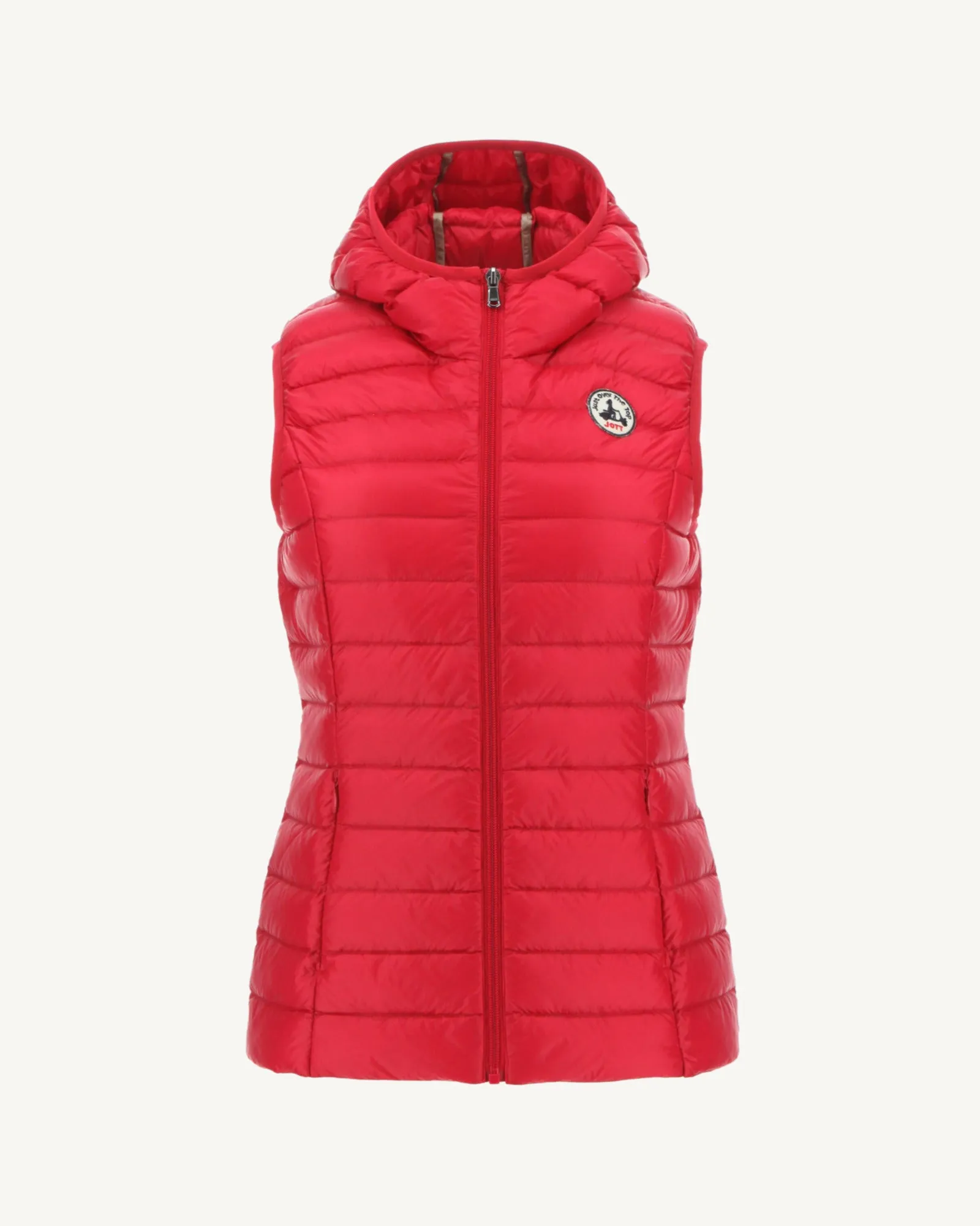 Light sleeveless down jacket Red Mali