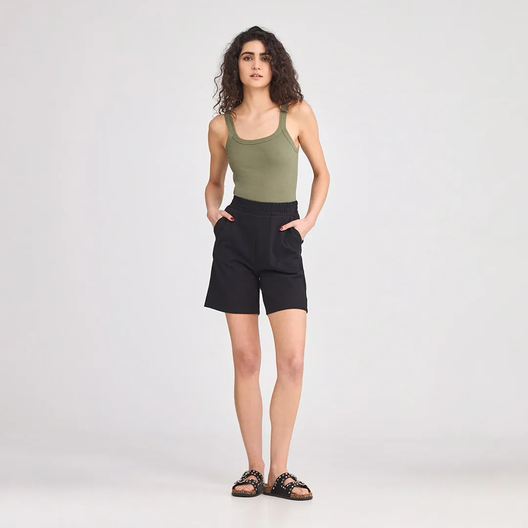 Lightweight Fleece Bermuda Shorts