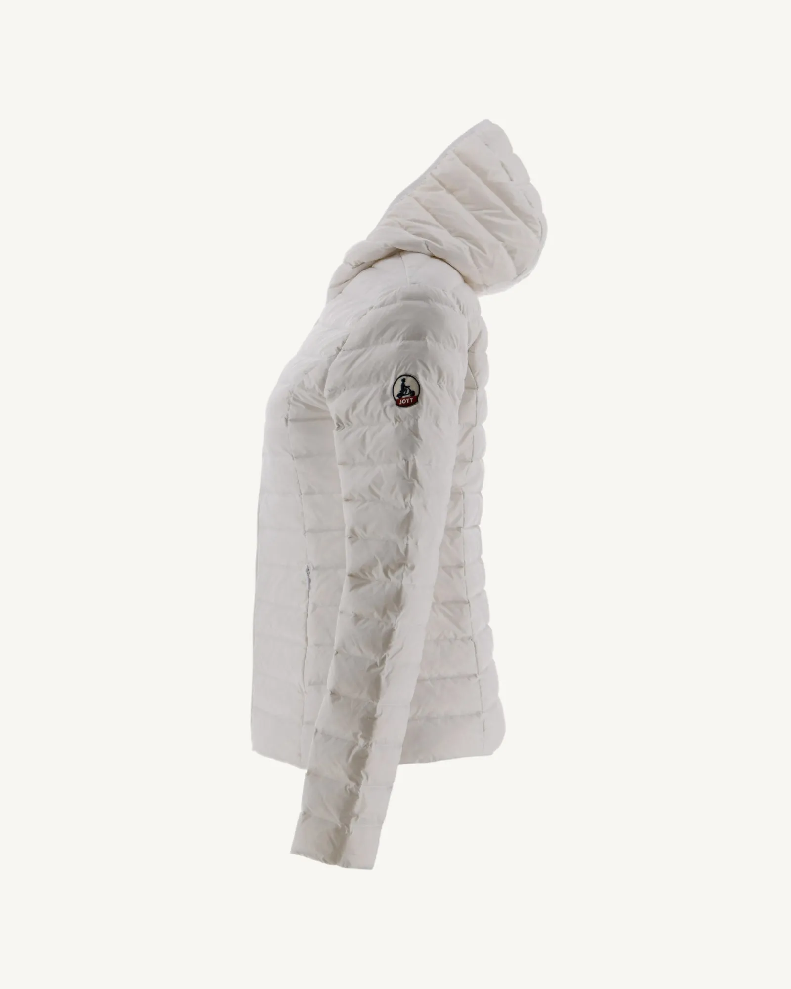 Lightweight hooded down jacket White Cloe