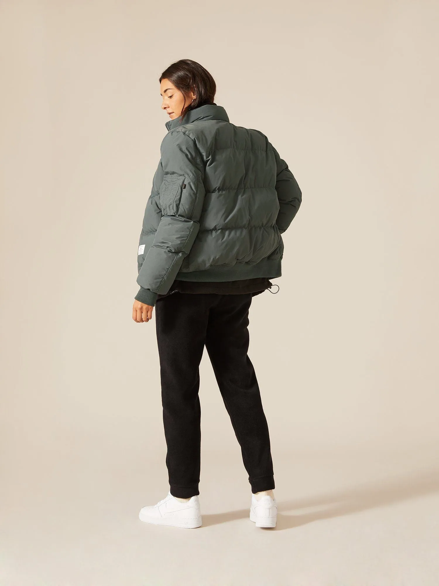 Stylish Quilted MA-1 Bomber Jacket