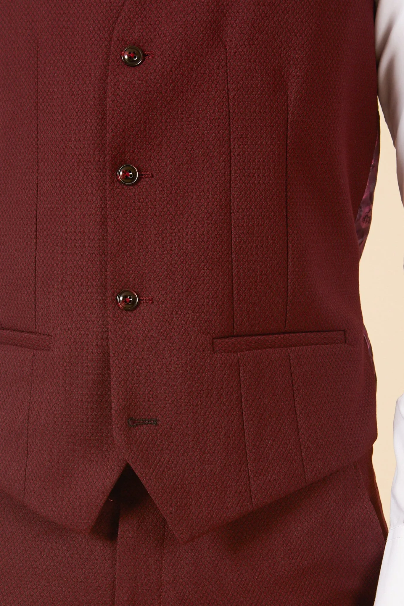 MAX - Wine Three Piece Suit