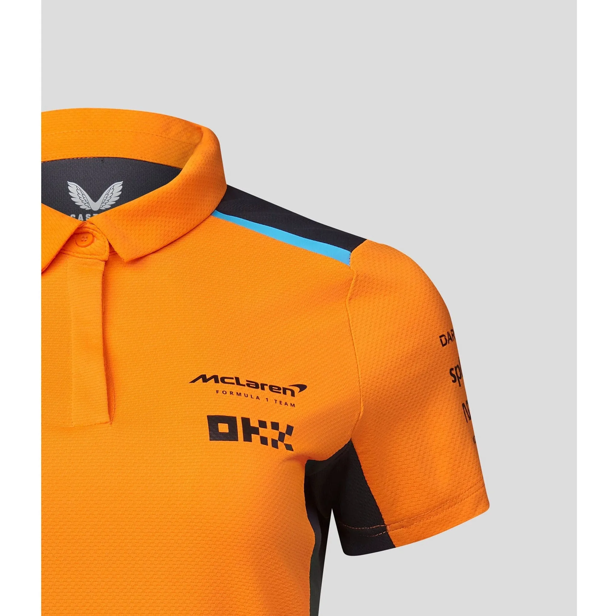 McLaren F1 Women's 2023 Team Polo Shirt- Papaya