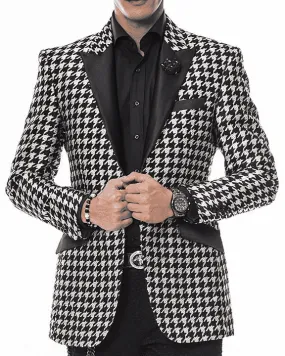 Men's fashion Suit Hounds Silver