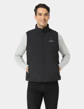 Mens Heated Quilted Vest for Outdoor Warmth and Comfort