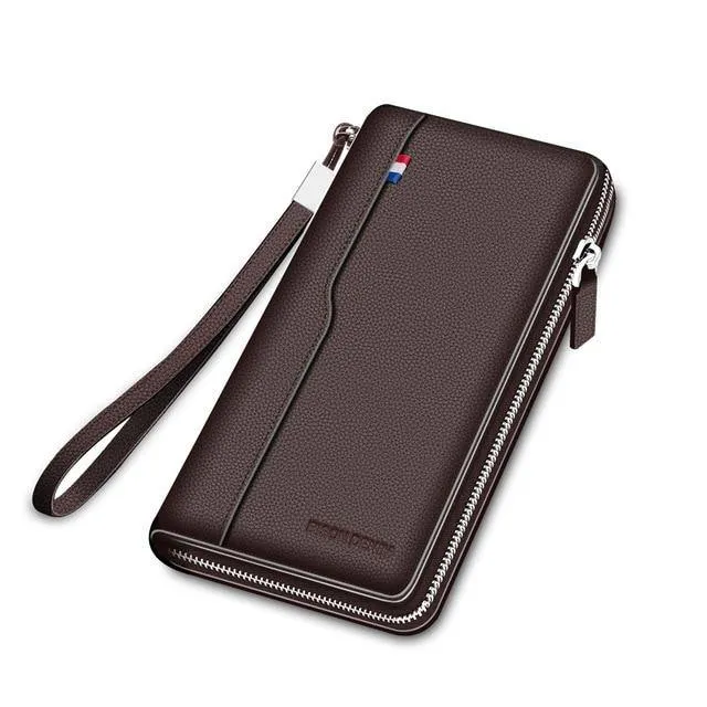 Men's Leather Wallet - Genuine Leather Organizer