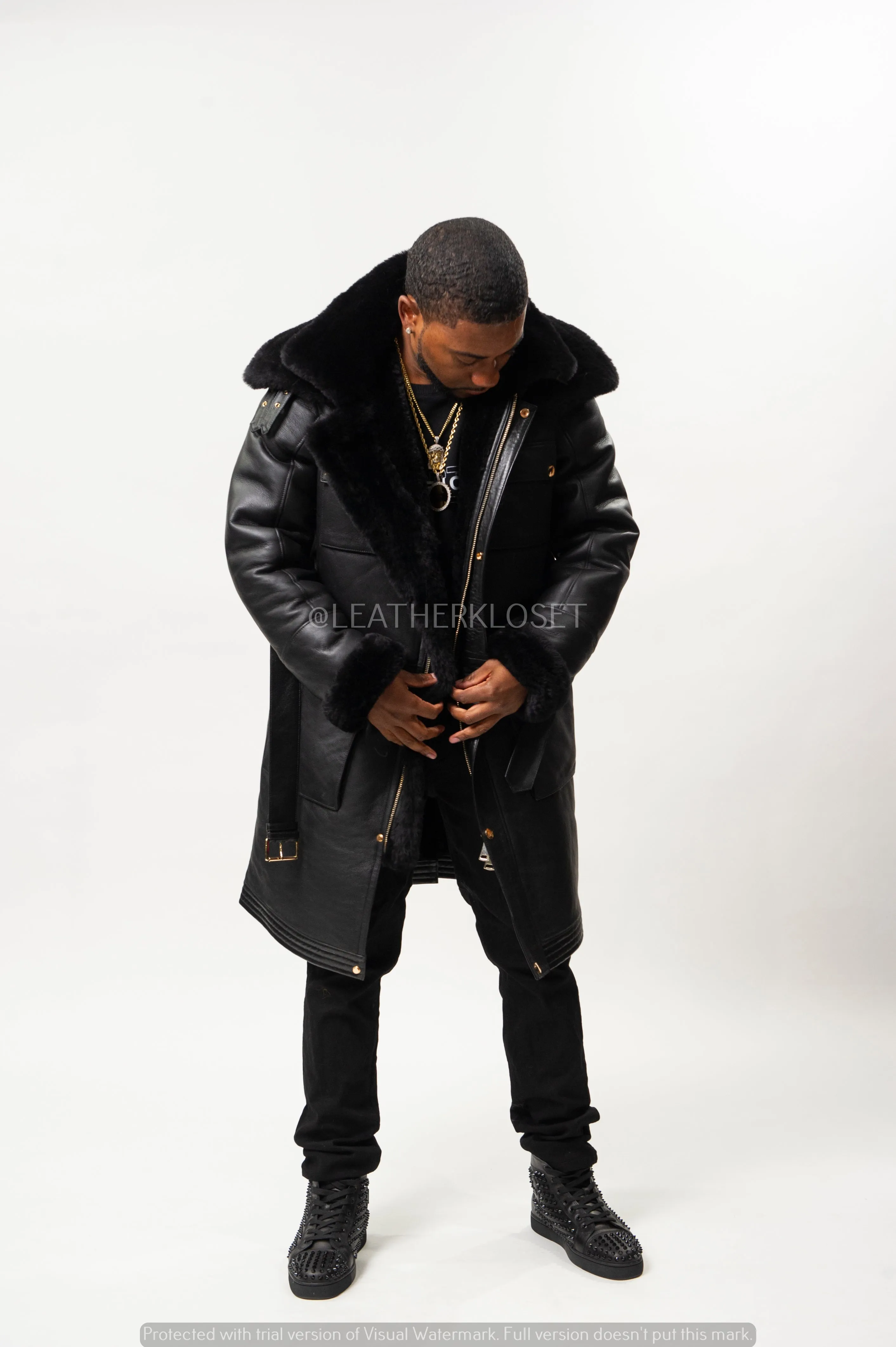 Men's Milan Sheepskin Shearling Coat