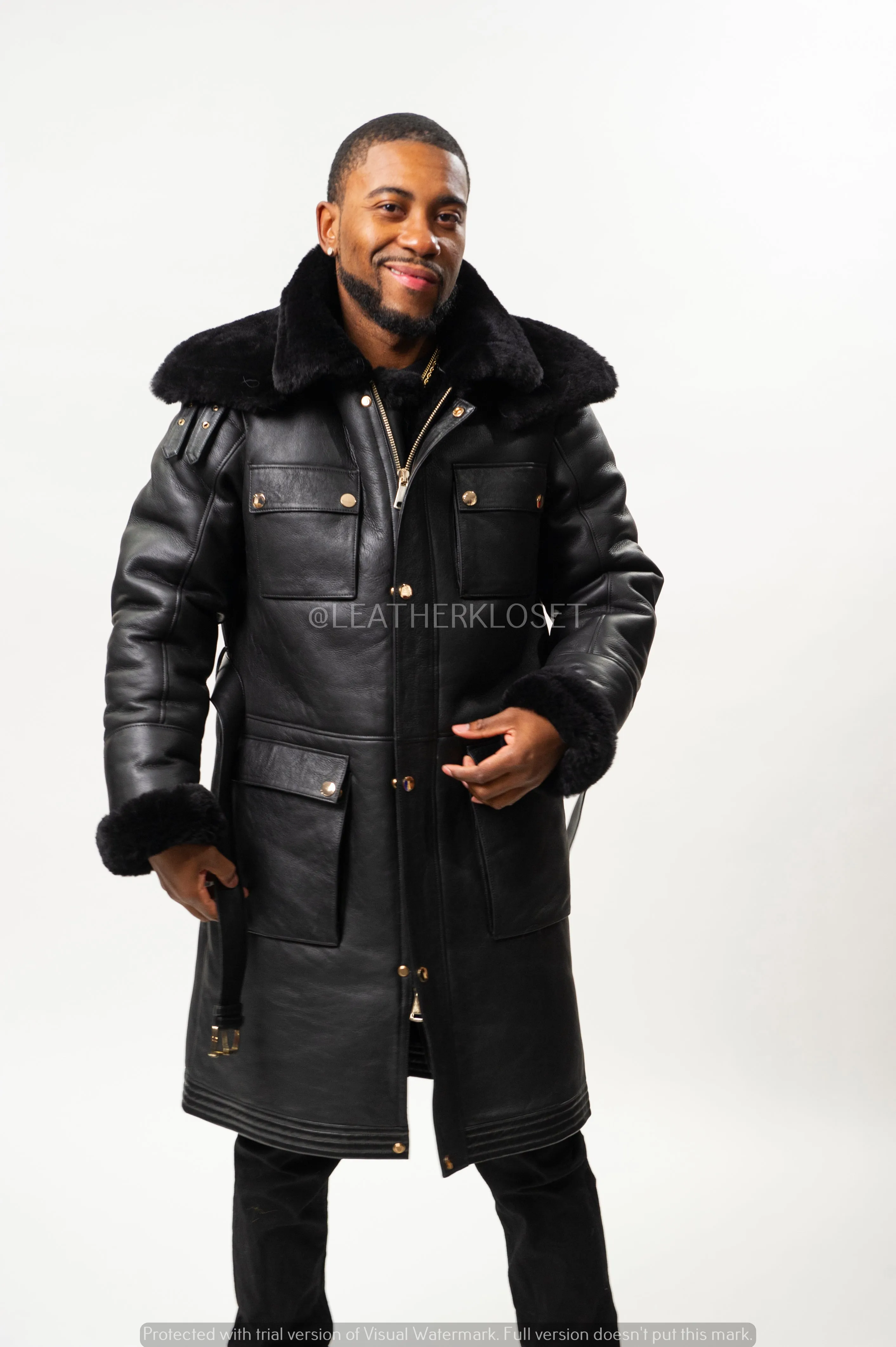 Men's Milan Sheepskin Shearling Coat