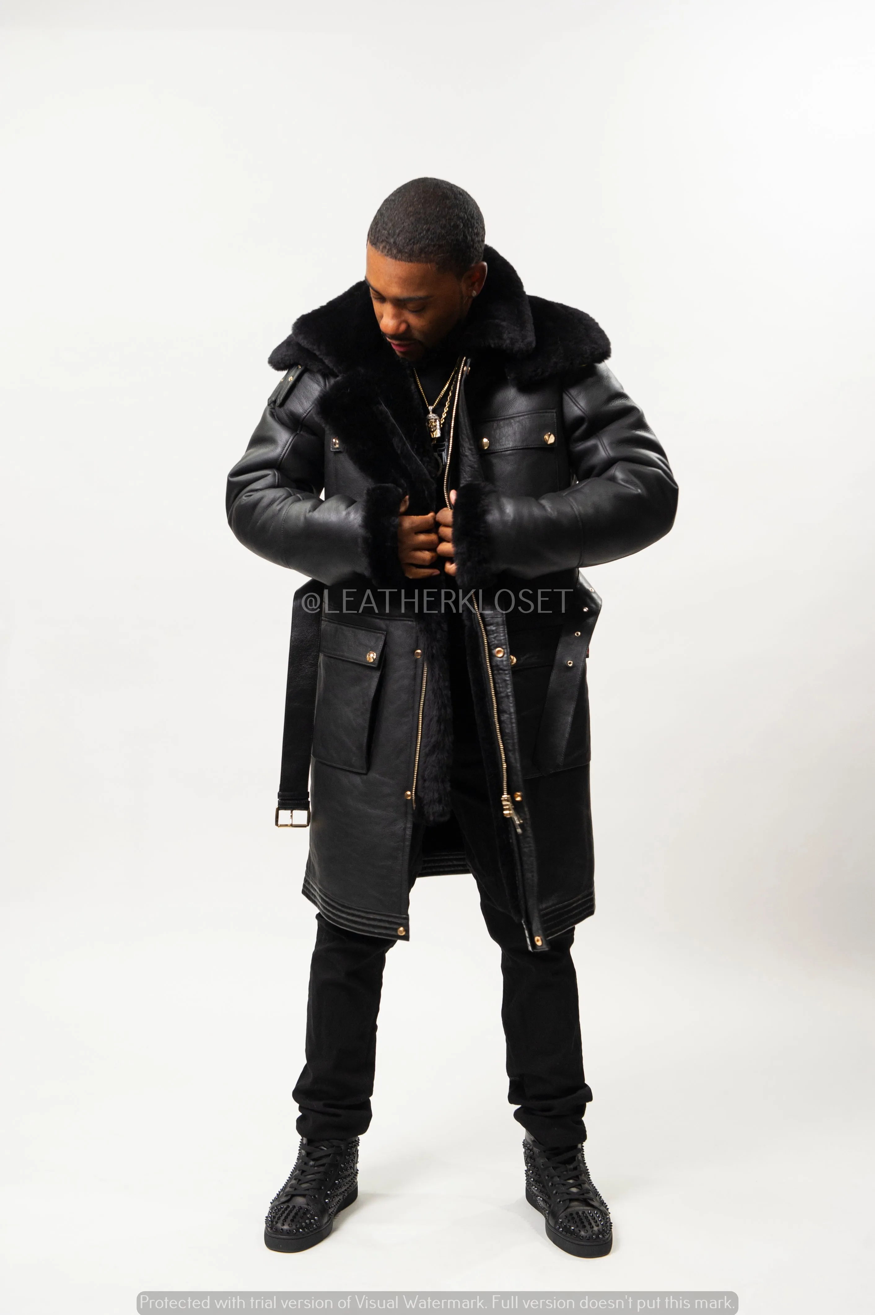 Men's Milan Sheepskin Shearling Coat