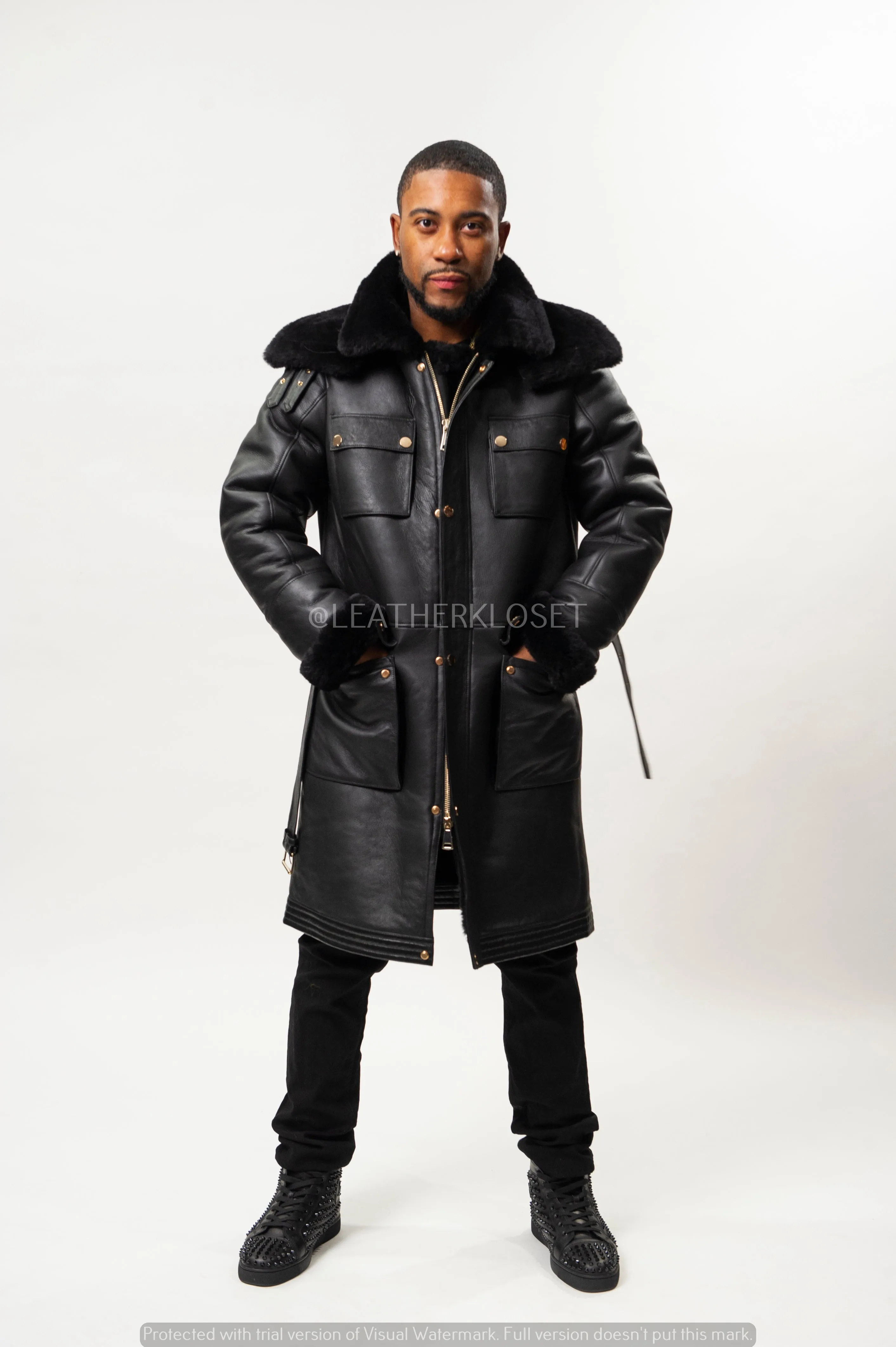 Men's Milan Sheepskin Shearling Coat