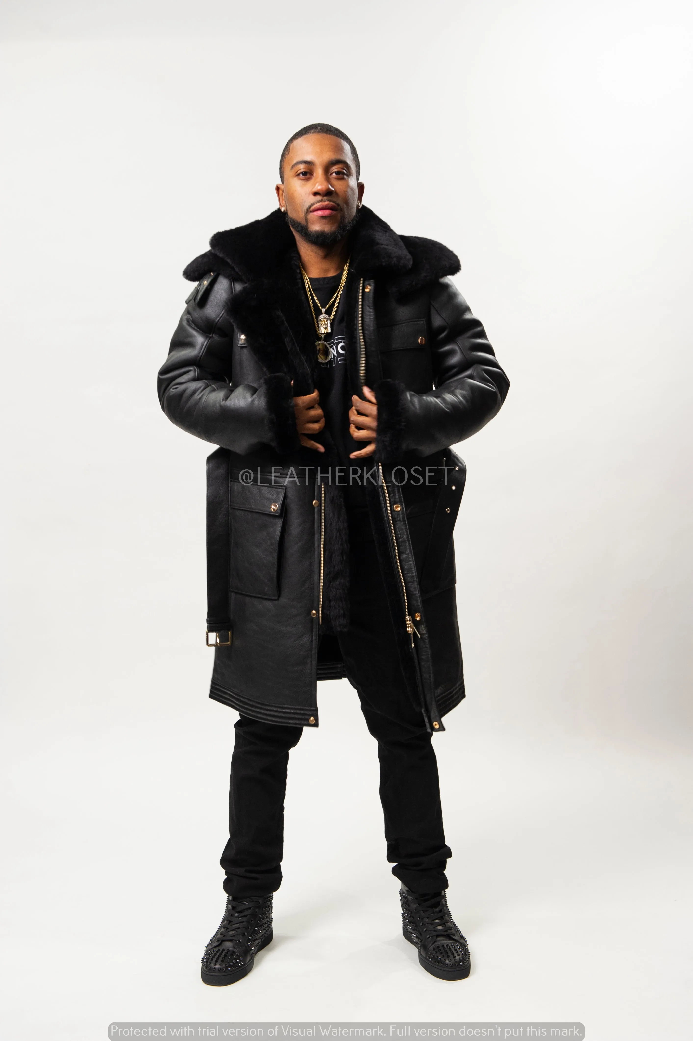 Men's Milan Sheepskin Shearling Coat