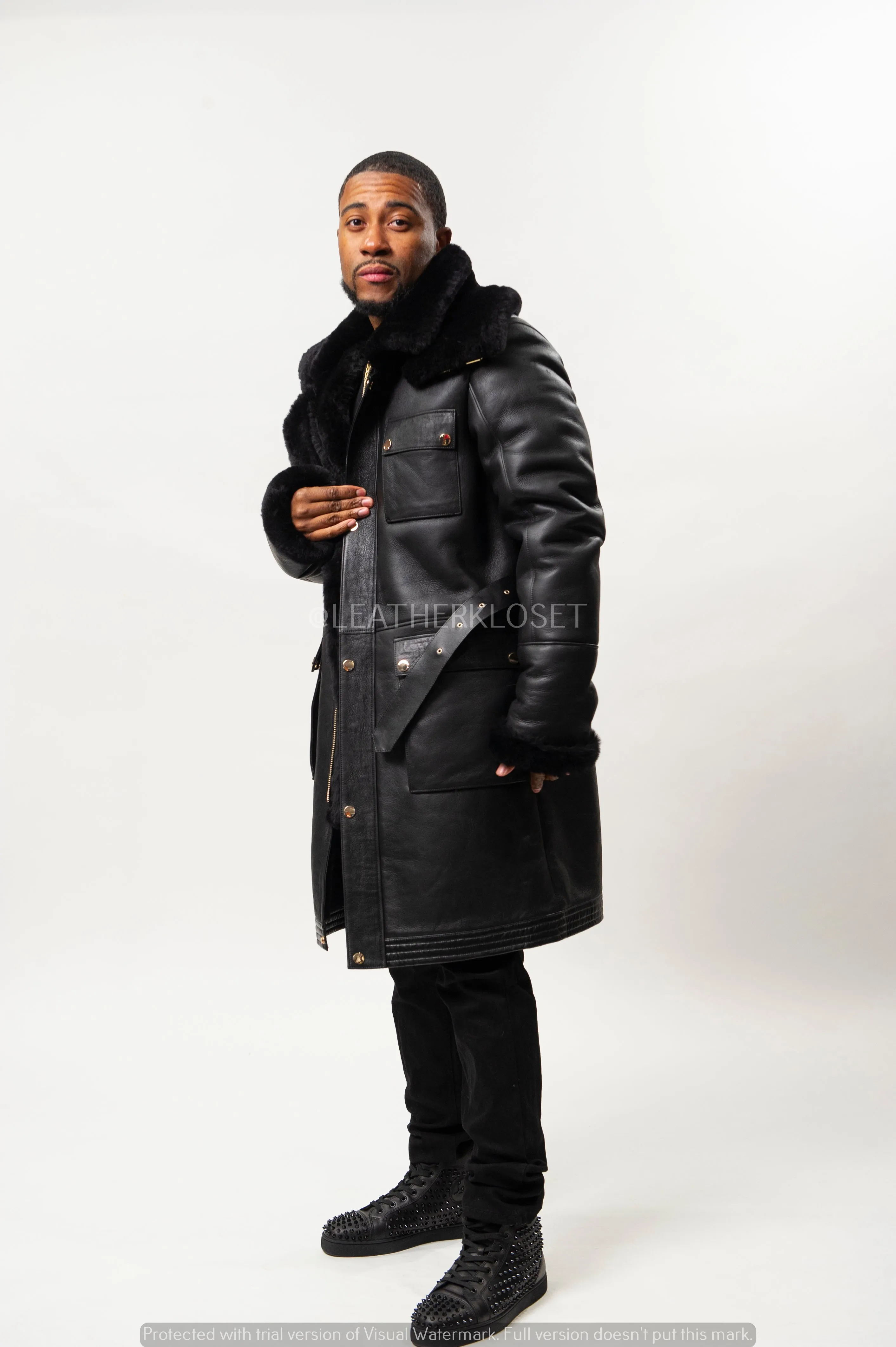 Men's Milan Sheepskin Shearling Coat