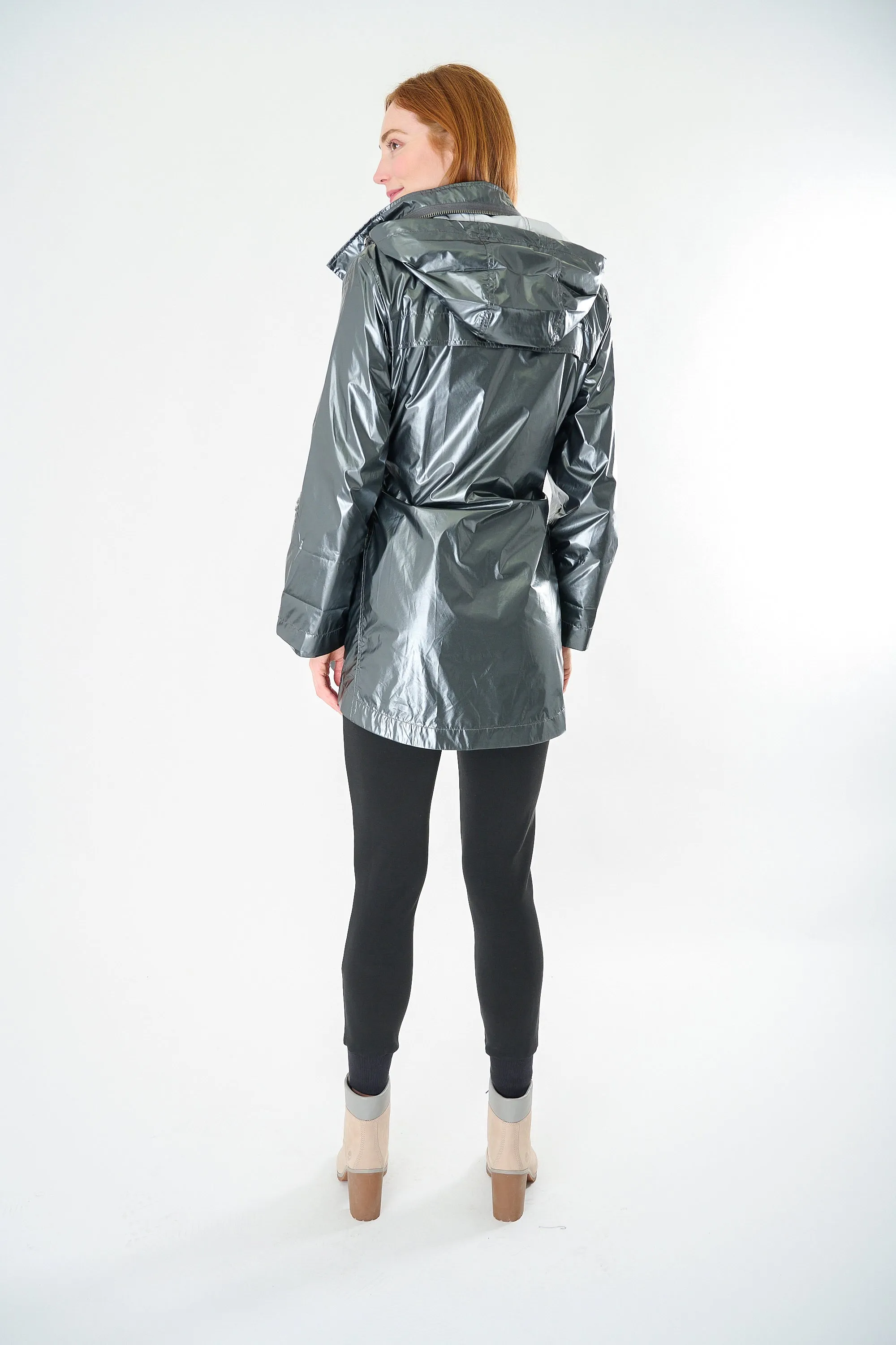 Metallic Rain Jacket