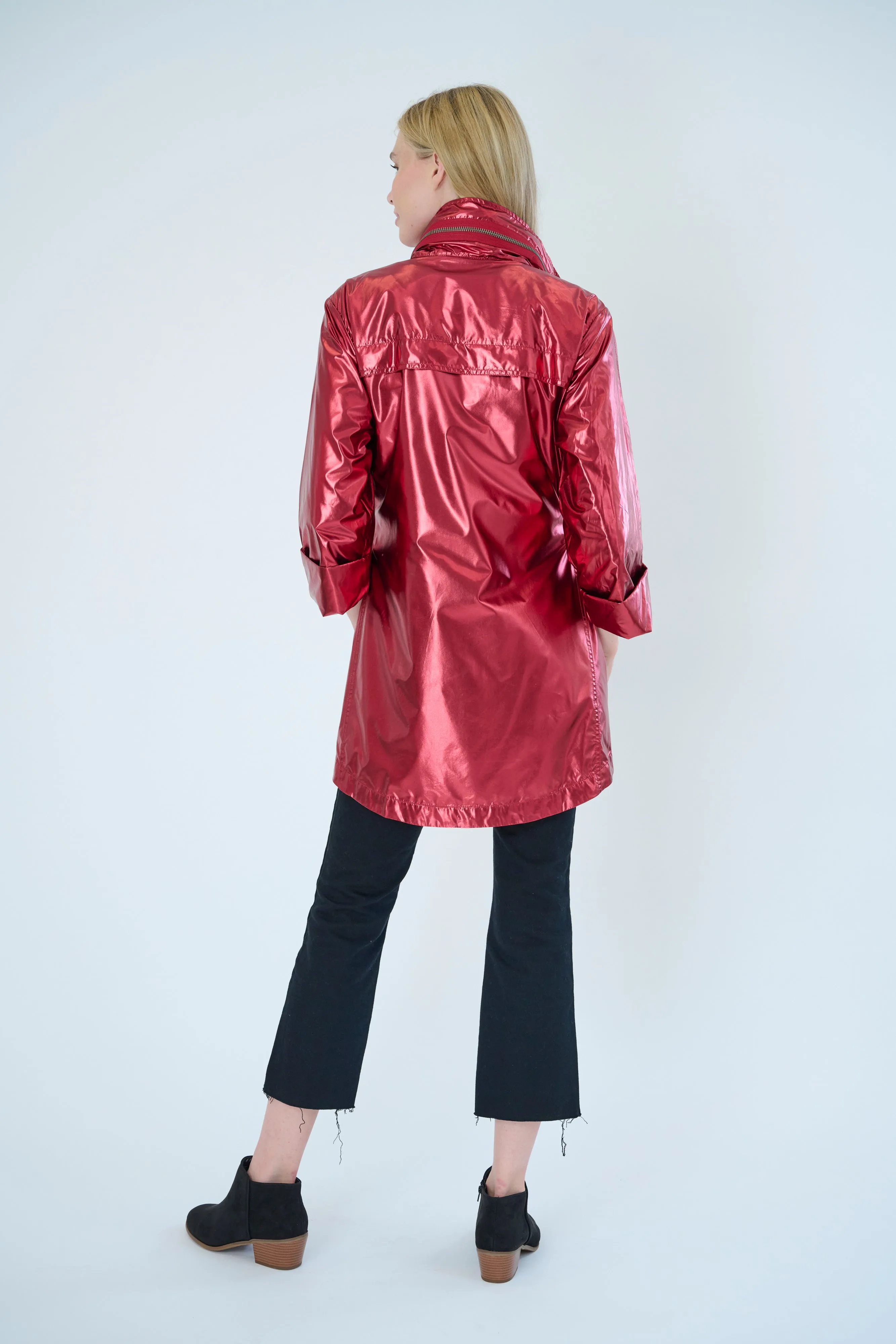 Metallic Rain Jacket