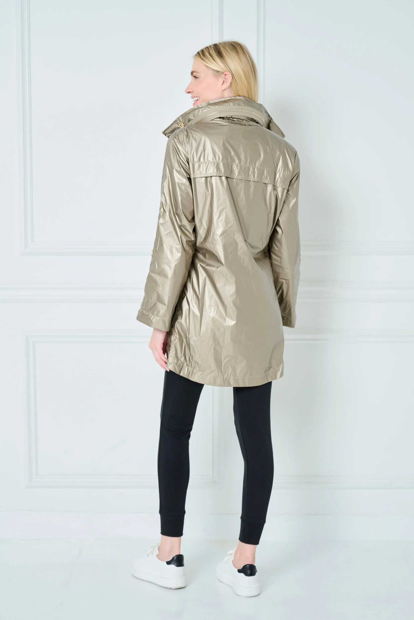 Metallic Rain Jacket